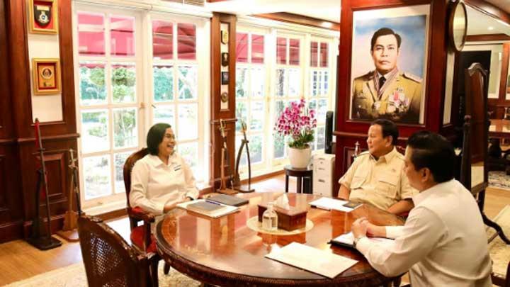 Beberapa Kali Pertemuan Sri Mulyani juga Prabowo, Sebelum Dipinang Jadi Menteri Keuangan Lagi