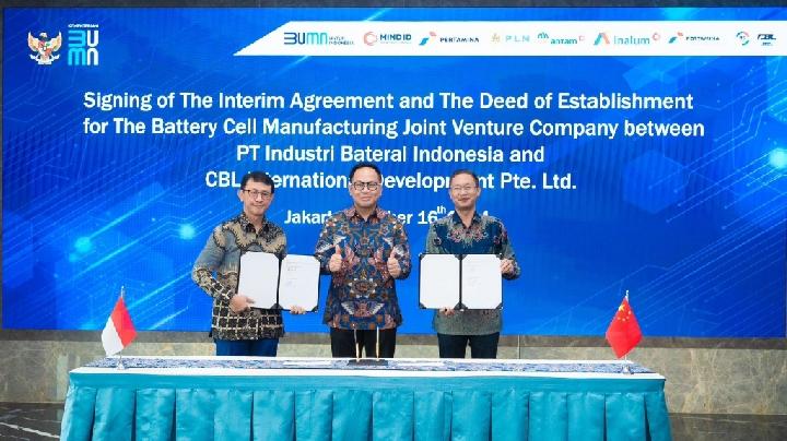 Industri Baterai Nusantara kemudian CATL Bentuk Perusahaan Patungan Industri Proses Produksi Sel Baterai