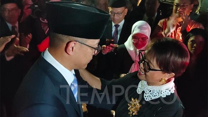 Perpisahan Retno Marsudi usai Sugiono Dilantik Jadi Menlu