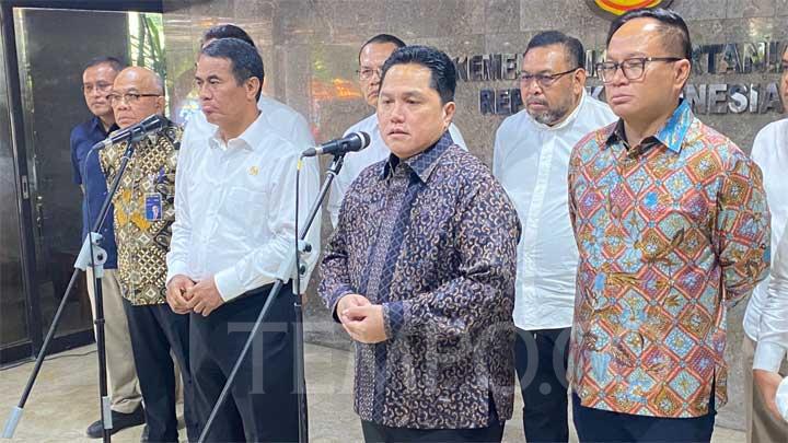 Bersiap Menjalankan Inisiatif Swasembada Prabowo, Amran juga Erick Thohir Mulai Sinkronisasi