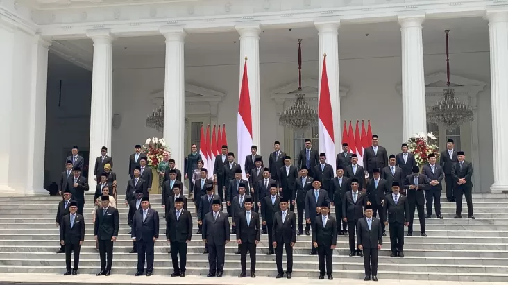 17 Menteri Jokowi Masuk Kabinet Merah Putih Prabowo, Satu Wamen Naik Letak