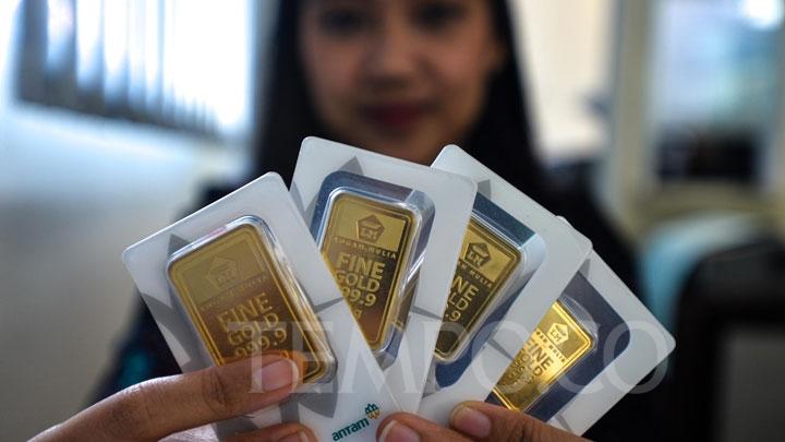 Turun Mata Uang Rupiah 8.000, Harga Emas Antam Hari Hal ini Simbol Rupiah 1.483.000 per Gram