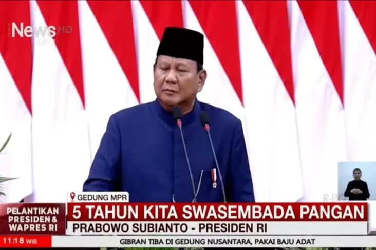 Pidato Kenegaraan, Prabowo: Masih Terlalu Banyak Korupsi pada Negara Kita!