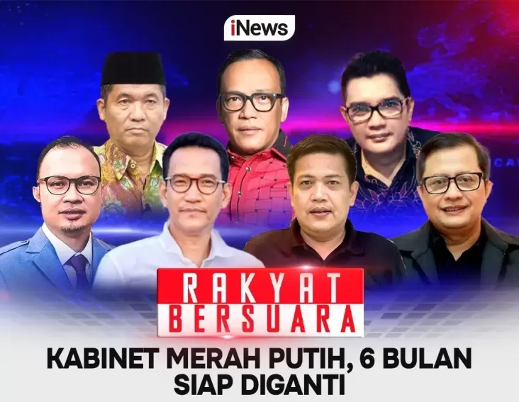 Saksikan KABINET MERAH PUTIH, 6 BULAN SIAP DIGANTI Waktu senja Hal ini adalah pada Rakyat Bersuara Bersama Aiman Witjaksono, Refly Harun, Ray Rangkuti, Live cuma ke iNews