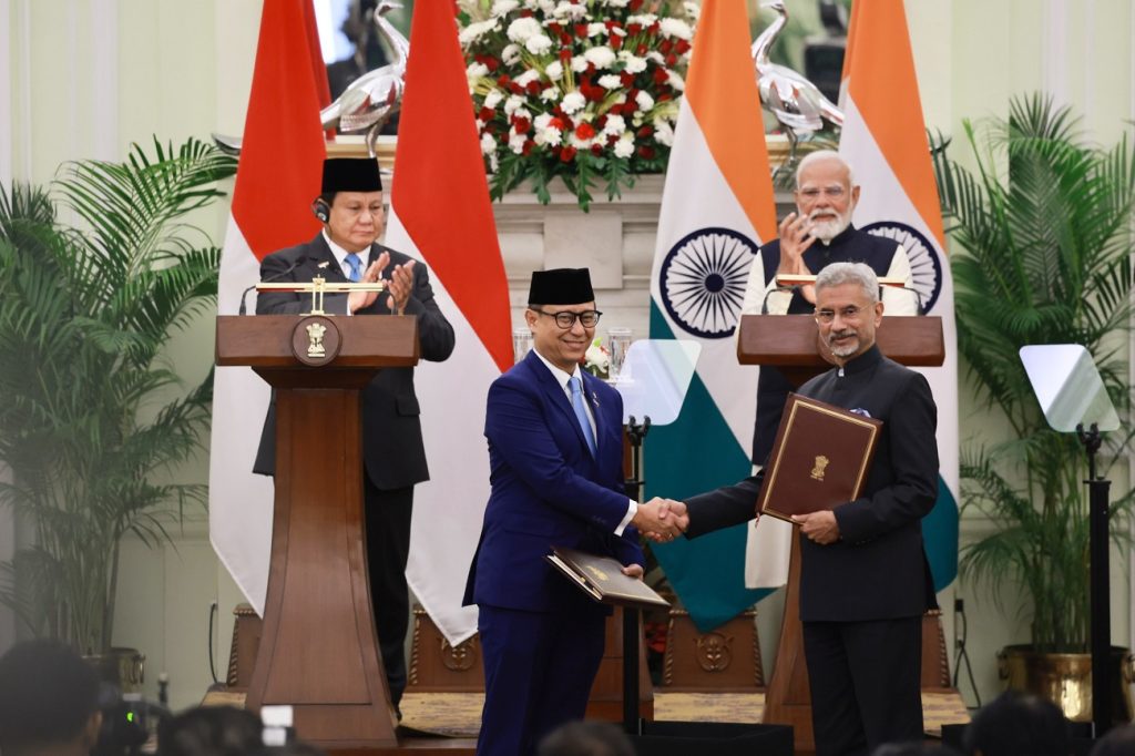 Indonesia India MoU Kerja Sama